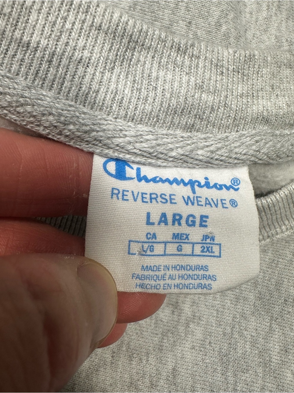 Champion Reverse Weave Wake Forest University Crewneck Sweatshirt Gray L - Picture 9 of 16